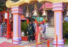 राष्ट्रपति द्रौपदी मुर्मु ने श्री मां नयना देवी मंदिर में की पूजा-अर्चना, राष्ट्र की सुख-शांति की कामना