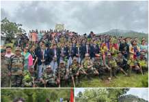 हरेला सप्ताह के अंतर्गत 130 इन्फैंट्री बटालियन (प्रादेशिक सेना) इकोलॉजिकल कुमाऊँ द्वारा 20,000 पौधों का विशेष वृक्षारोपण कार्यक्रम आयोजित किया