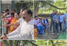 खैरना बैराज को लेकर बढ़ेरी में हुई स्थलीय बैठक