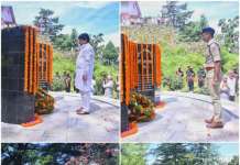 कारगिल शहीदों को श्रद्धांजलि अर्पित कर मनाया गया शौर्य दिवस