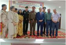 सोबन सिंह जीना विश्वविद्यालय अलमोडा़ के कुलपति प्रोफेसर एस पी एस बिष्ट को मानद कर्नल और कर्नल कमांडेंट पद से नवाजा