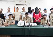 हल्द्वानी डकैती कांड का वरिष्ठ पुलिस अधीक्षक नैनीताल डॉ मन्जूनाथ टी0सी0 ने किया खुलासा,। सीसी