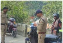 नियम ताक पर रखकर दौड़ रहीं रेंटल स्कूटी पर खैरना पुलिस का शिकंजा, 6 सीज