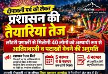 दीपावली पर्व को लेकर प्रशासन की तैयारियां तेज।